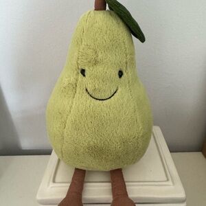 Jellycat Amusable Green pear 🍐 plush toy nwt
